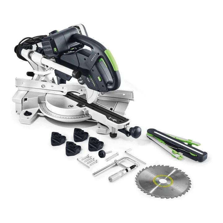 Scie à onglets radiale Festool KS 60 E-Set KAPEX